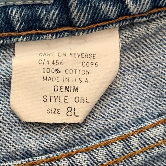 Vintage 90s Forrestel La Marca Del Vestire High Rise Tapered Jeans Size 8 Long - Picture 8 of 12